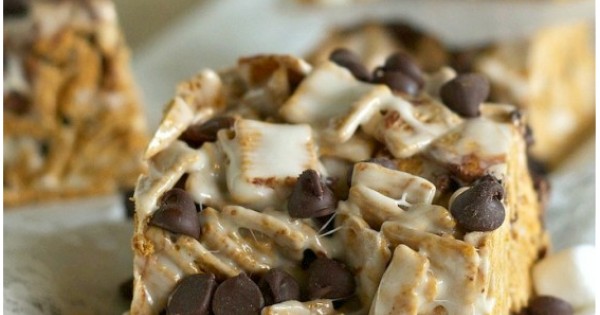 S'mores Graham Krispie Treats