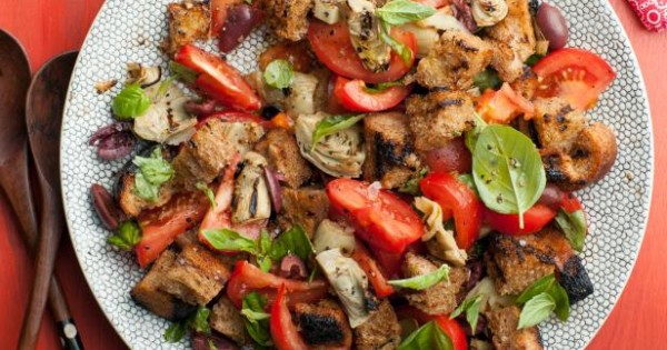 Artichoke and Tomato Panzanella