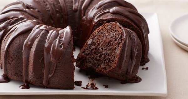Chocolate Glazed Chocolate Cake