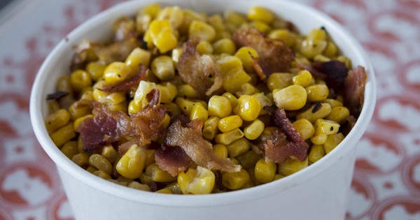 Griddled Corn and Bacon