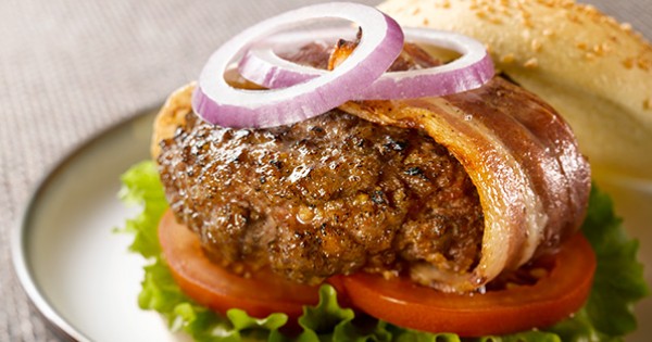 Beef and Bacon Burgers