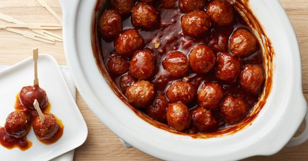 Slow-Cooker Honey-Garlic BBQ Meatballs