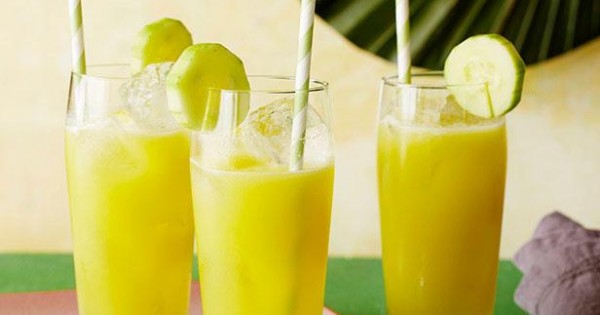 Cucumber Pineapple Tequila Cooler
