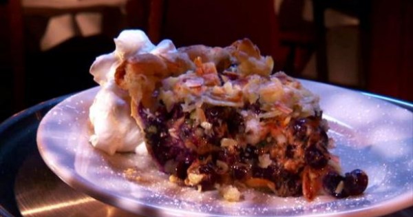 Blueberry Goat Cheese Pie