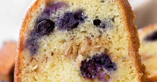 Blueberry Almond Bundt Cake