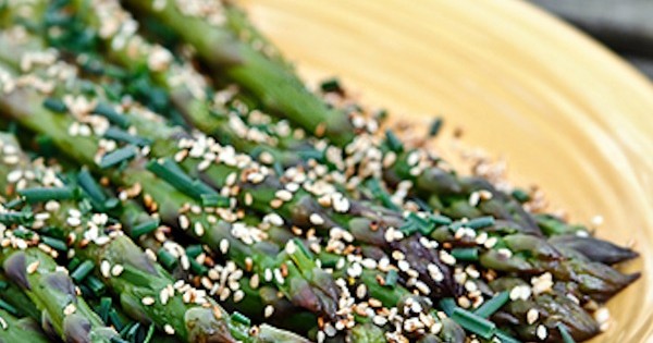 Asparagus Salad with Lemon Soy Vinaigrette