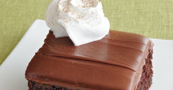 Mexican Chocolate Sheet Cake