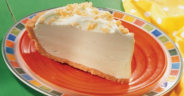 Tropical Lime Ice Cream Pie