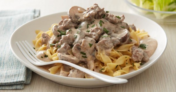 Ground Beef Stroganoff