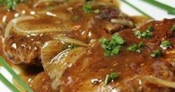 Hamburger Steak with Onions and Gravy