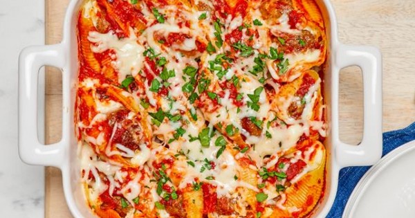 Meatball-Stuffed Shells