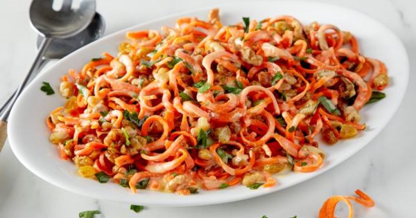 Spiralized Carrot Salad