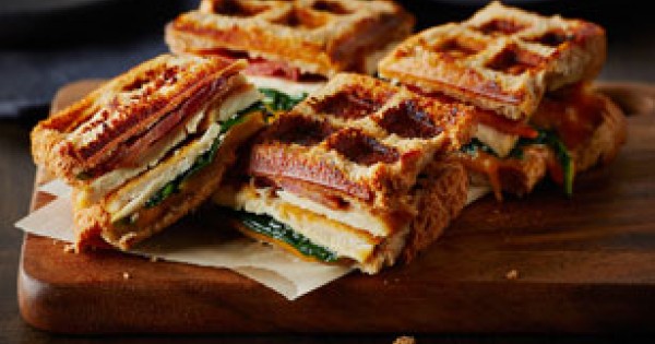 Grilled Caesar Chicken Wafflewich