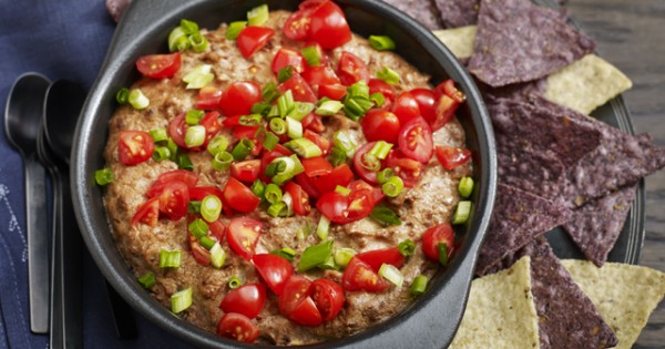 Cheesy Refried Bean Dip