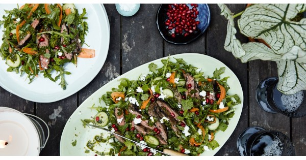 Moroccan Skirt Steak Salad With Chermoula