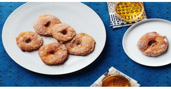 Apple Fritters with Spiced Sugar