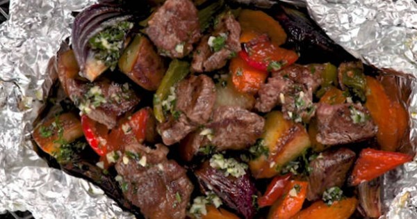 Buttery garlic steak