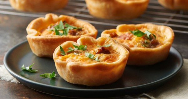 Spicy Mexican Quiche Cups