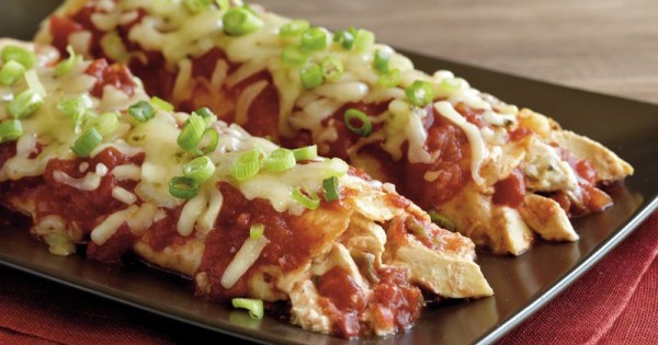 Spicy Chicken Enchiladas