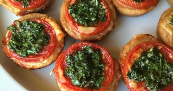 Mini Dijon Mustard-Tomato Tarts