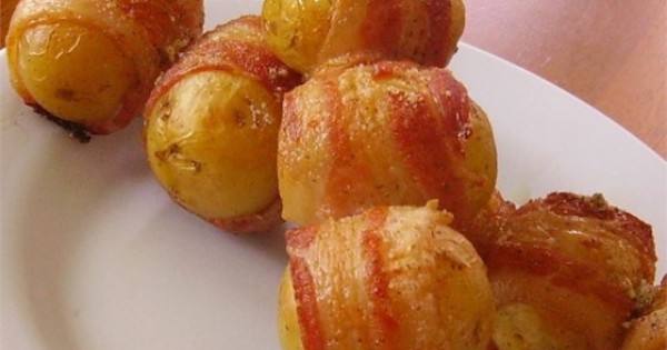 Bacon Wrapped New Potatoes
