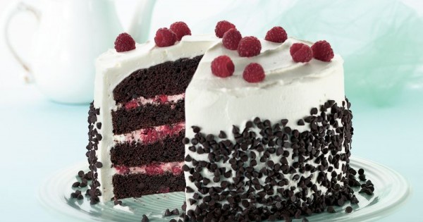 Raspberry-Fudge Fantasy Torte