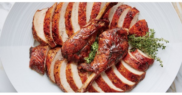 Bourbon and Brown Sugar Glazed Turkey