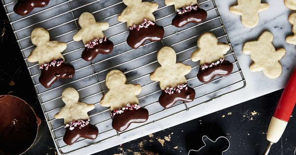 Chocolate-Dipped Sugar Cookies