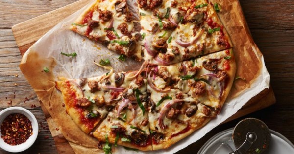 Sausage Mushroom Pizza