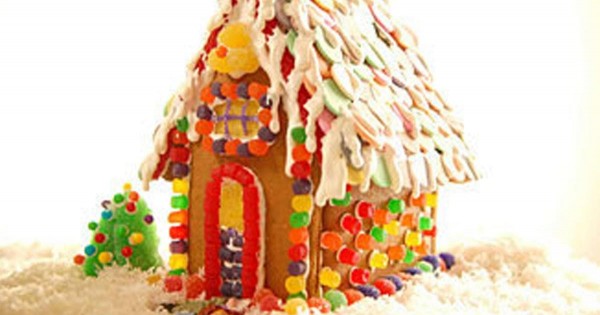 Happy Holidays Gingerbread House