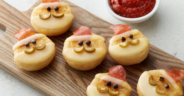 Santa Crescent Pizzas