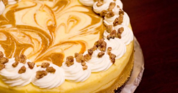 Marbled Pumpkin Cheesecake