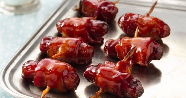 Mini Bacon-Wrapped Sausages