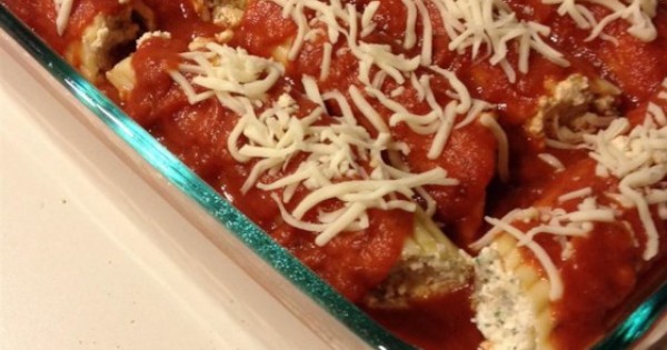 Three Cheese Manicotti