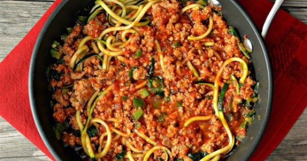 Turkey Spaghetti Zoodles
