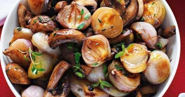 Mushrooms with shallots and sherry