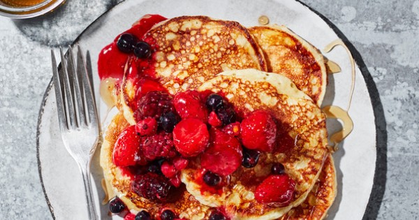 Kefir breakfast pancakes