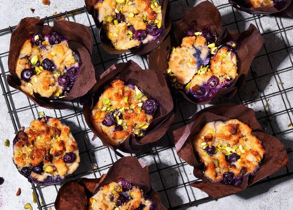 Blueberry French toast muffins-image