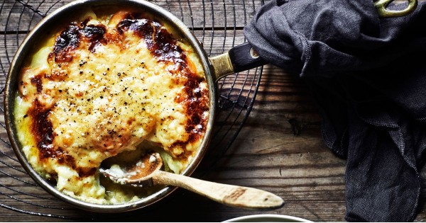 Celery Root, Carrot, and Potato Gratin