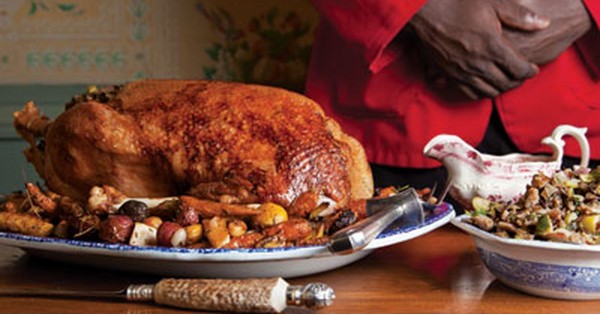 Christmas Goose With Stuffing