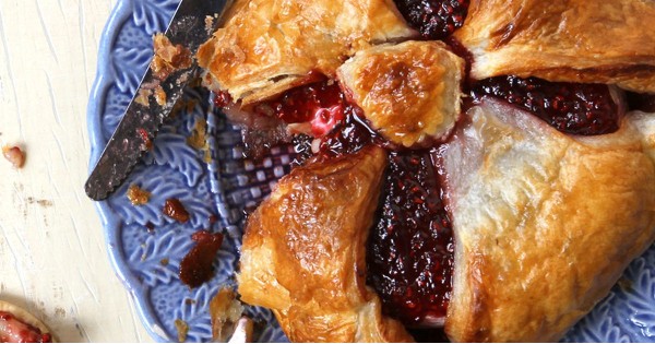 Baked Brie with Raspberry Jam