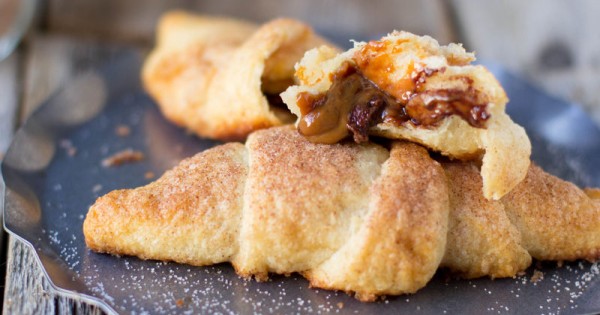 Chocolate Dulce de Leche Crescents