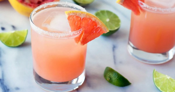 Fizzy Grapefruit Margarita