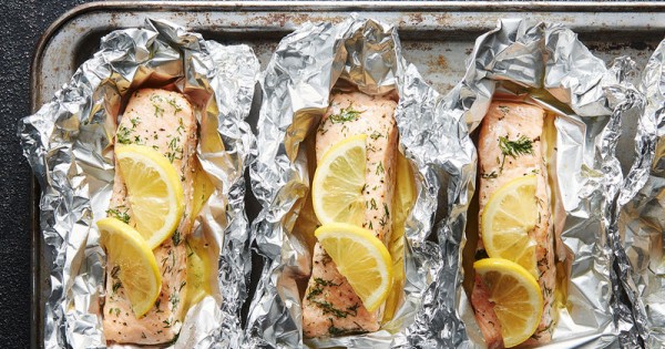 Lemon-Herb Salmon Foil Packs