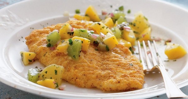 Crispy Baked Fish With Tropical Salsa Recipe - Flyers Online