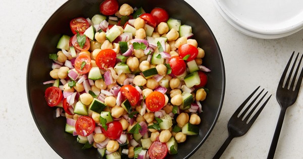Easy Garbanzo Bean Salad