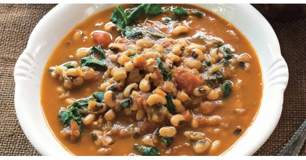 Jill Nussinow’s Smoky-Sweet Black-Eyed Peas and Greens for the Instant Pot