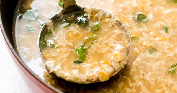 Comforting Chicken Corn Soup