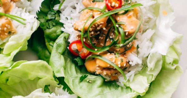 Bang Bang Chicken Lettuce Wraps