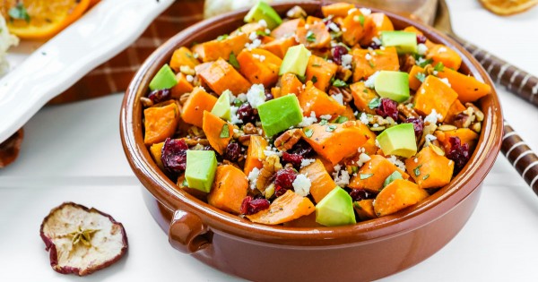 Avocado and Roasted Yam Salad